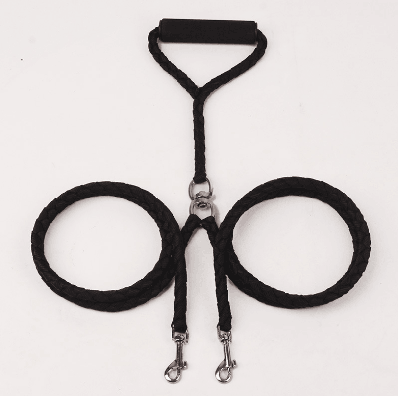 Double-Ended Hand-Knitted Braided Rope Dog Leash: The Ultimate Outdoor