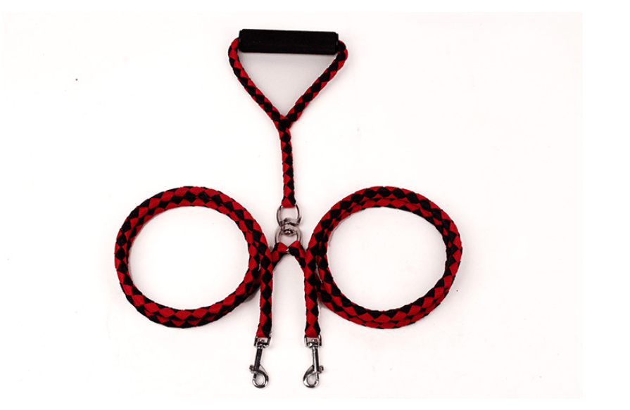 Double-Ended Hand-Knitted Braided Rope Dog Leash: The Ultimate Outdoor