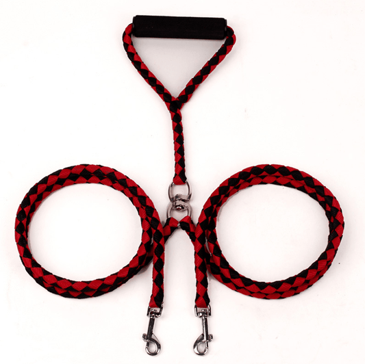Double-Ended Hand-Knitted Braided Rope Dog Leash: The Ultimate Outdoor