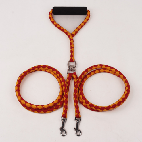 Double-Ended Hand-Knitted Braided Rope Dog Leash: The Ultimate Outdoor